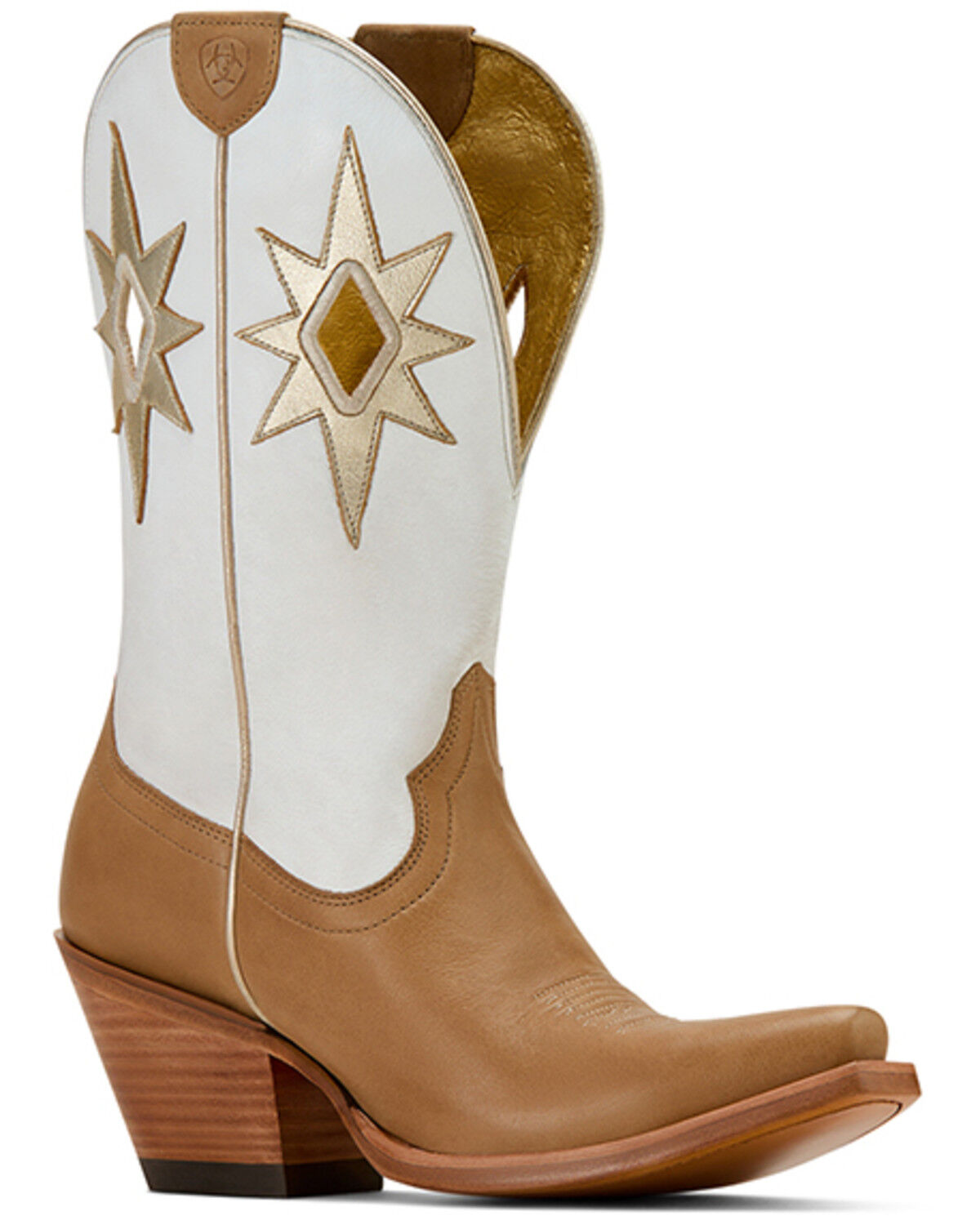Image #1 - Ariat Women's Starlight Western Boots - Snip Toe, Tan, hi-res