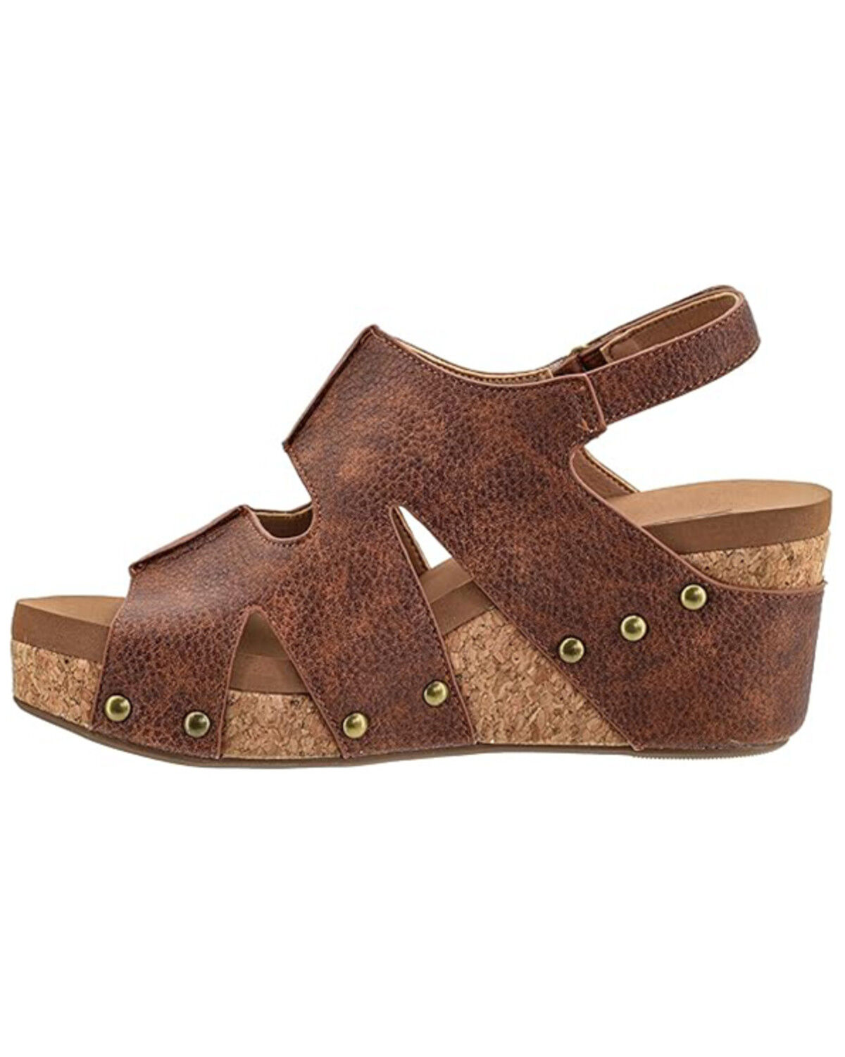 Image #3 - Corkys Women's Cut it Out Sandals, Cognac, hi-res
