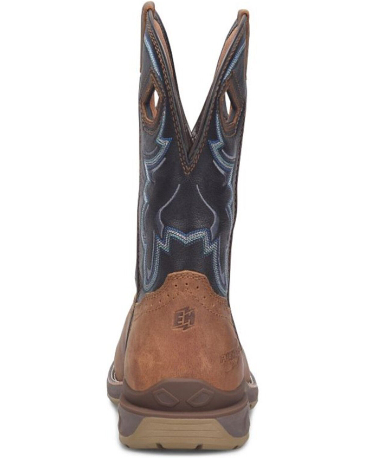 Image #5 - Double H Men's Geddy Waterproof Western Work Boots - Composite Toe, Brown, hi-res