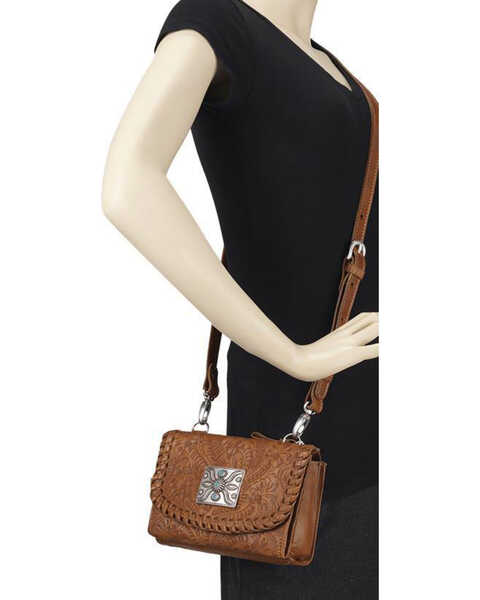 Image #4 - American West Women's Two Step Small Crossbody Bag , , hi-res