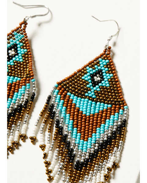 Image #2 - Idyllwind Women's Southwestern Trail Bronze Earrings , Bronze, hi-res