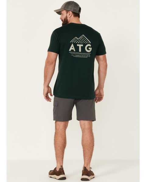 Image #3 - ATG by Wrangler Men's All-Terrain Asymmetric Cargo Shorts , Grey, hi-res