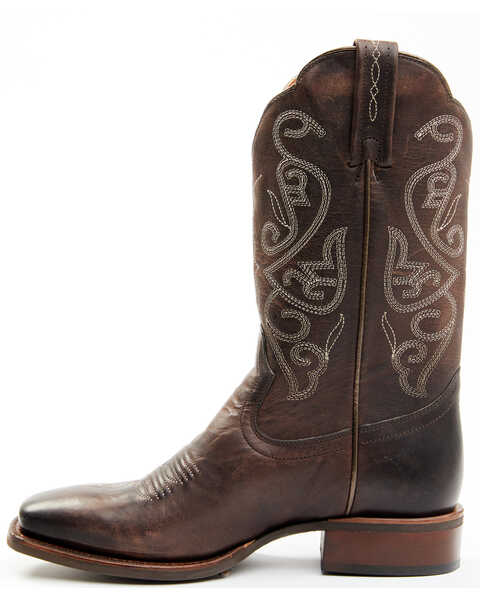 Image #3 - Idyllwind Women's Giddy Up Leather Western Boot - Broad Square Toe , Chocolate, hi-res