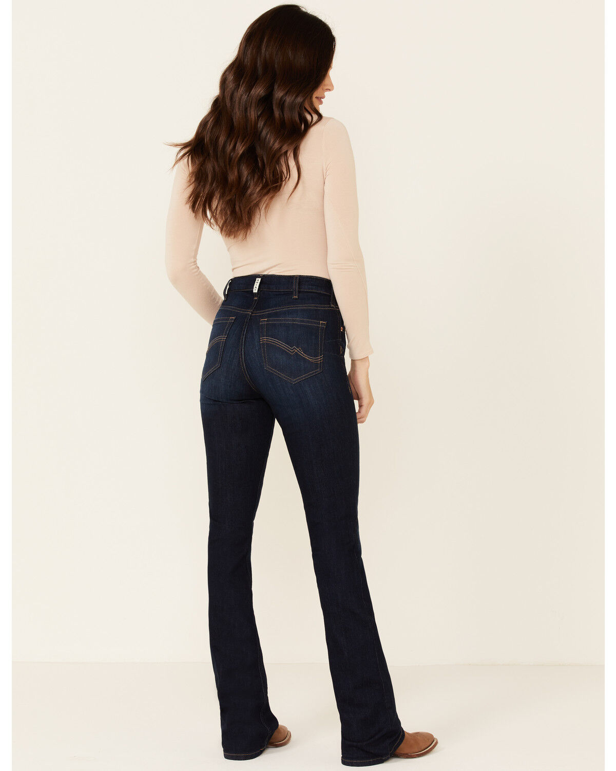 Image #2 - Ariat Women's Mid Rise Bootcut Jeans, Blue, hi-res