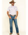 Image #6 - Cowboy Hardware Men's White Rake Plaid Short Sleeve Western Shirt , White, hi-res