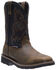 Wolverine Men's Rancher Waterproof Western Work Boots - Soft Toe, Black, hi-res