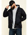 Image #1 - Cody James Men's FR Hooded Duck Work Jacket - Tall, Black, hi-res