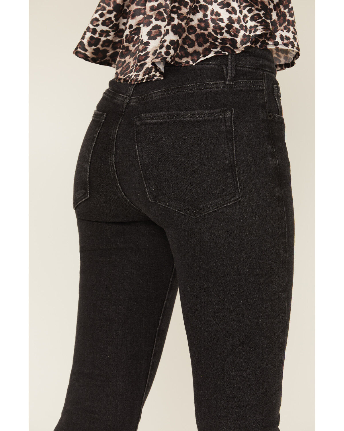 Image #4 - Good American Women's Good Legs High Rise Skinny Stretch Denim Jeans, Black, hi-res