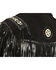 Scully Men's Fringed Suede Leather Coat - Tall, Black, hi-res