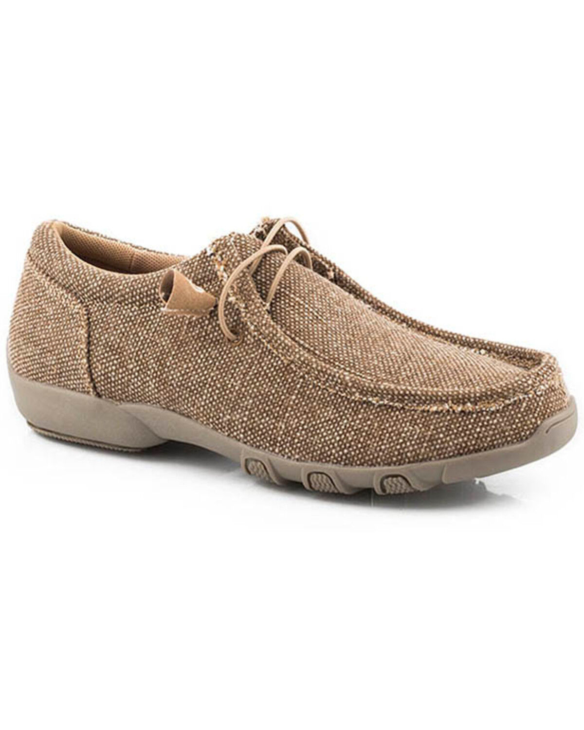 Image #1 - Roper Women's Chillin' Casual Shoes - Moc Toe, Tan, hi-res