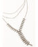 Image #1 - Idyllwind Women's Rock Rose Necklace, Silver, hi-res