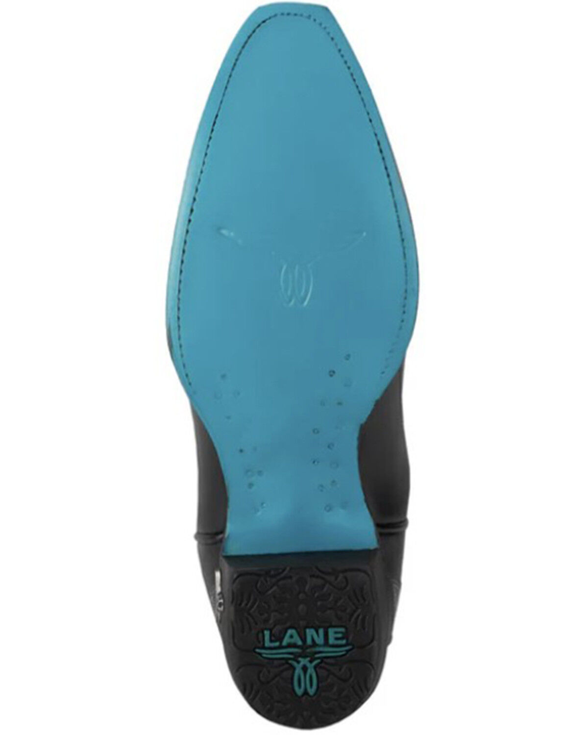 Image #7 - Lane Women's Cossette Tall Western Boots - Snip Toe, Jet Black, hi-res