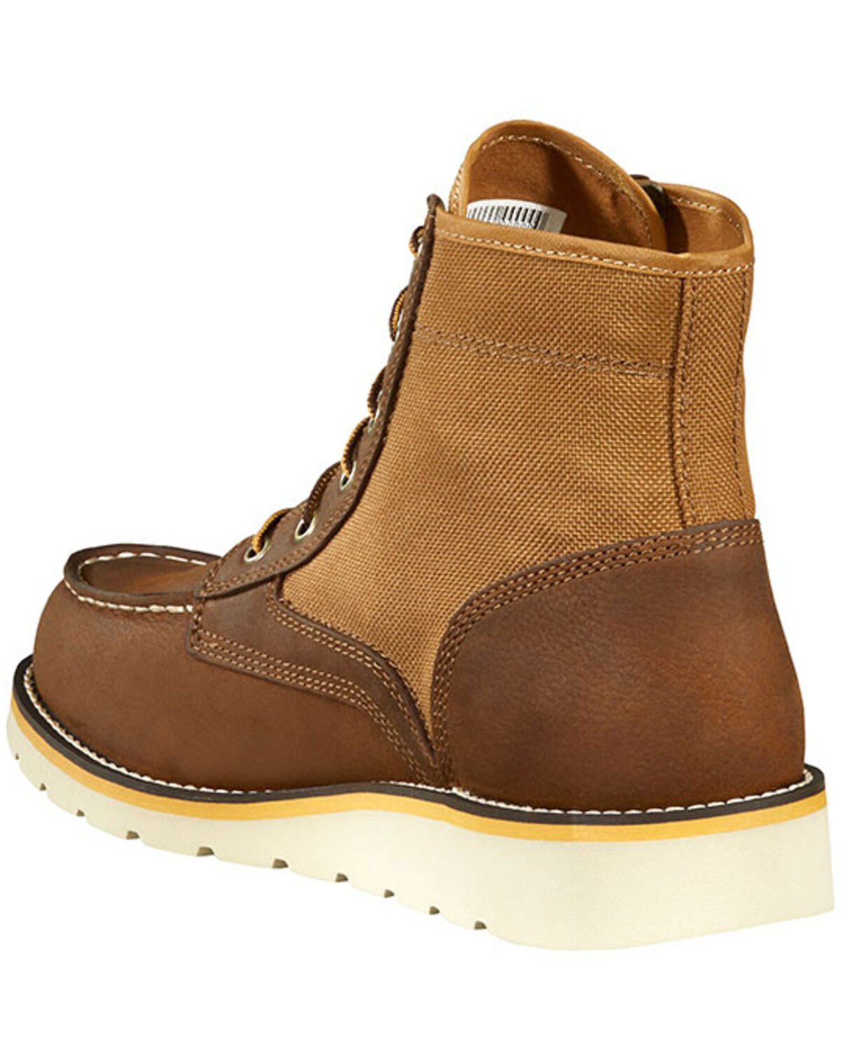 Image #6 - Carhartt Men's Wedge Ankle Work Boots - Soft Toe, Brown, hi-res
