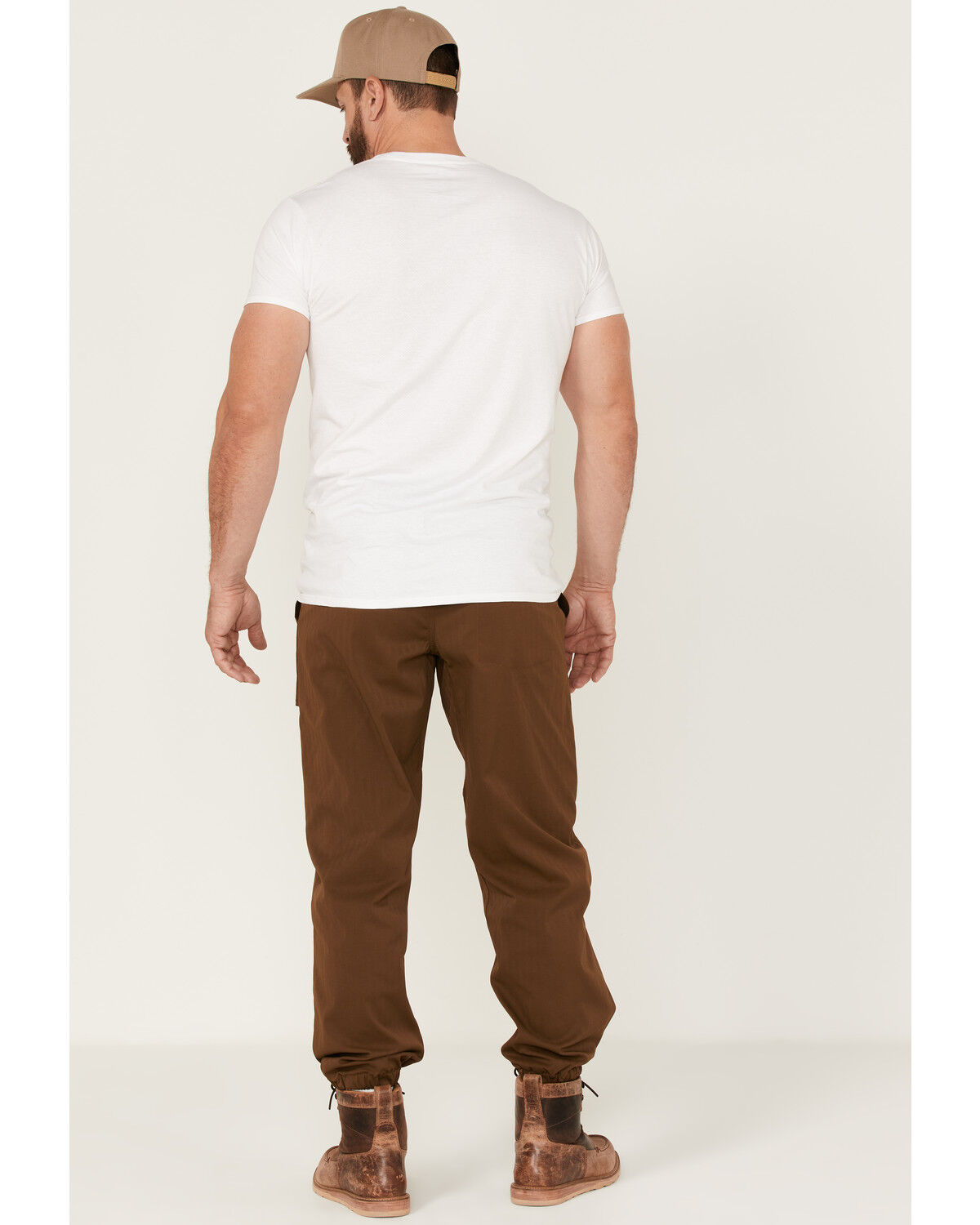 Image #3 - Brixton Men's Jupiter Service Crossover Pants, Brown, hi-res