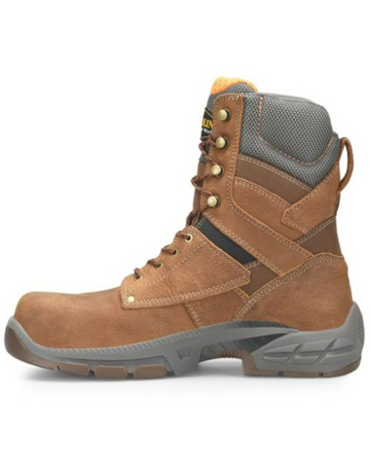 Image #2 - Carolina Men's Duke 8" Lace-Up Work Boots - Carbon Toe, Brown, hi-res