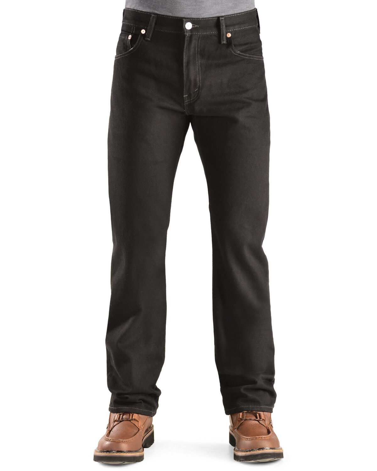 Image #2 - Levi's Men's 517 Prewashed Low Slim Bootcut Jeans, Black, hi-res