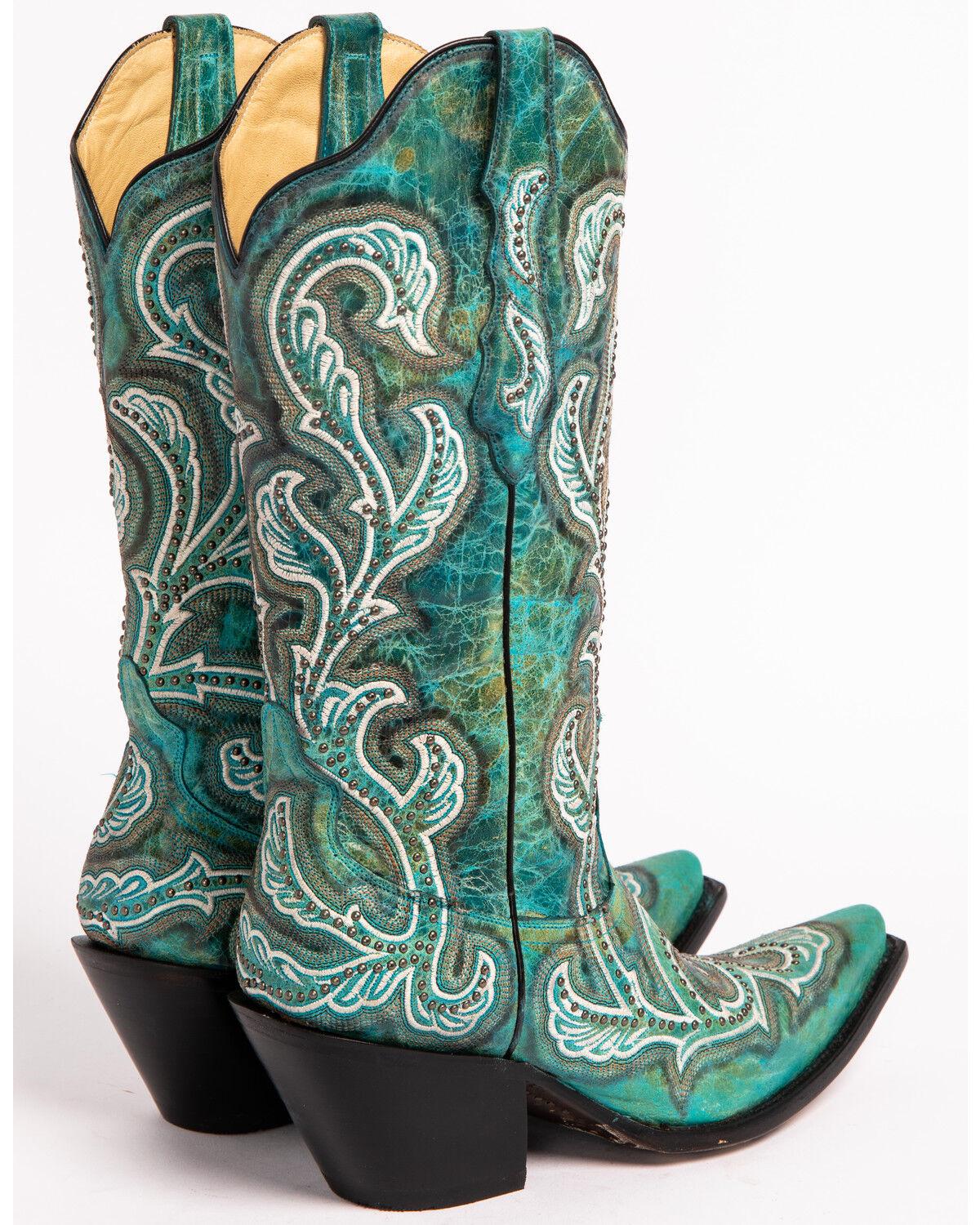 turquoise cowboy boots for women
