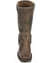 Image #4 - Frye Women's Harness Oiled Western Boots - Broad Square Toe, Brown, hi-res