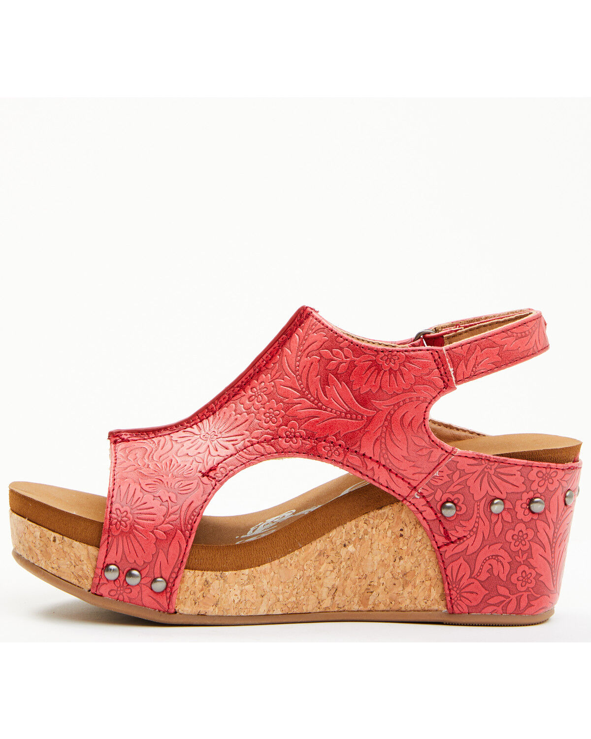 Image #3 - Very G Women's Isabella Sandals, Red, hi-res