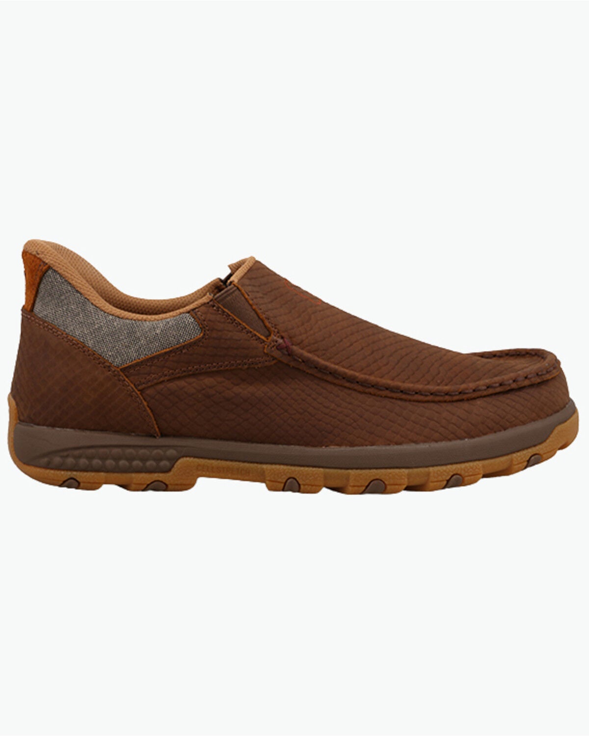 Image #2 - Twisted X Men's Slip-On Driving Mocs, Caramel, hi-res