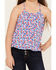 Image #3 - Molly Bracken Girls' Bow Tank Top, Blue, hi-res