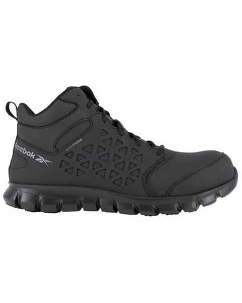 Image #2 - Reebok Men's Sublite Work Shoes - Composite Toe, Black, hi-res