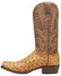 Image #3 - Dan Post Men's Marco Exotic Full-Quill Ostrich Western Boots - Square Toe, Brown, hi-res