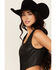 Image #3 - Idyllwind Women's Coated Bustier Button-Down Vest, Black, hi-res