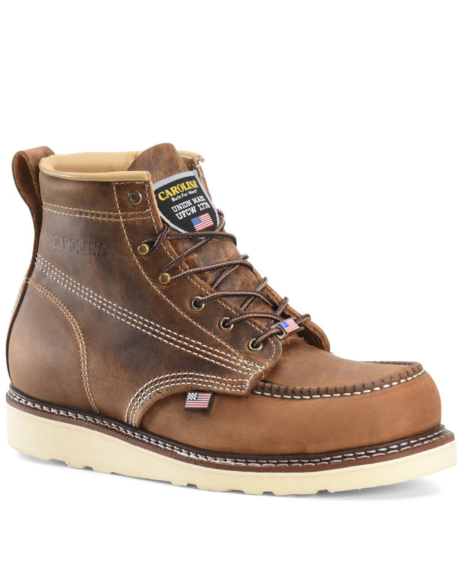 Carolina lace to deals toe work boots