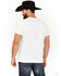 Image #4 - Ariat Men's Boot Barn Exclusive Geo Logo Short Sleeve Graphic T-Shirt, White, hi-res