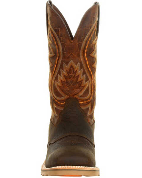Durango Men's Maverick Pro Western Work Boots - Soft Toe, Brown, hi-res