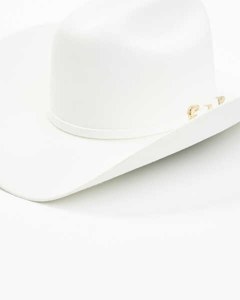 Larry Mahan Dorado 5X Felt Cowboy Hat , White, hi-res