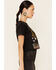 Image #5 - Country Deep Women's Acid Washed Desperado Graphic Tee, Black, hi-res