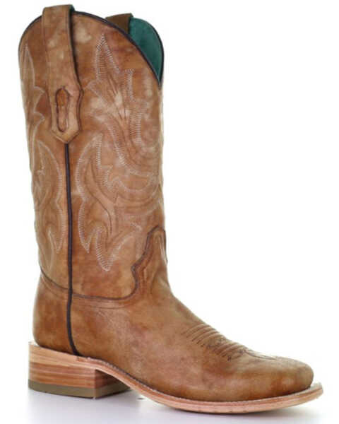 Image #1 - Corral Women's Sand Embroidery Western Boots - Broad Square Toe, Sand, hi-res