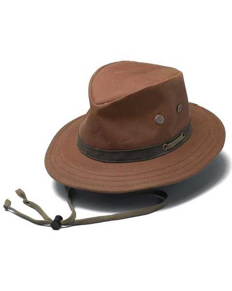 Image #1 - Outback Trading Co. Men's Oilskin Willis Crushable Hat, Tan, hi-res