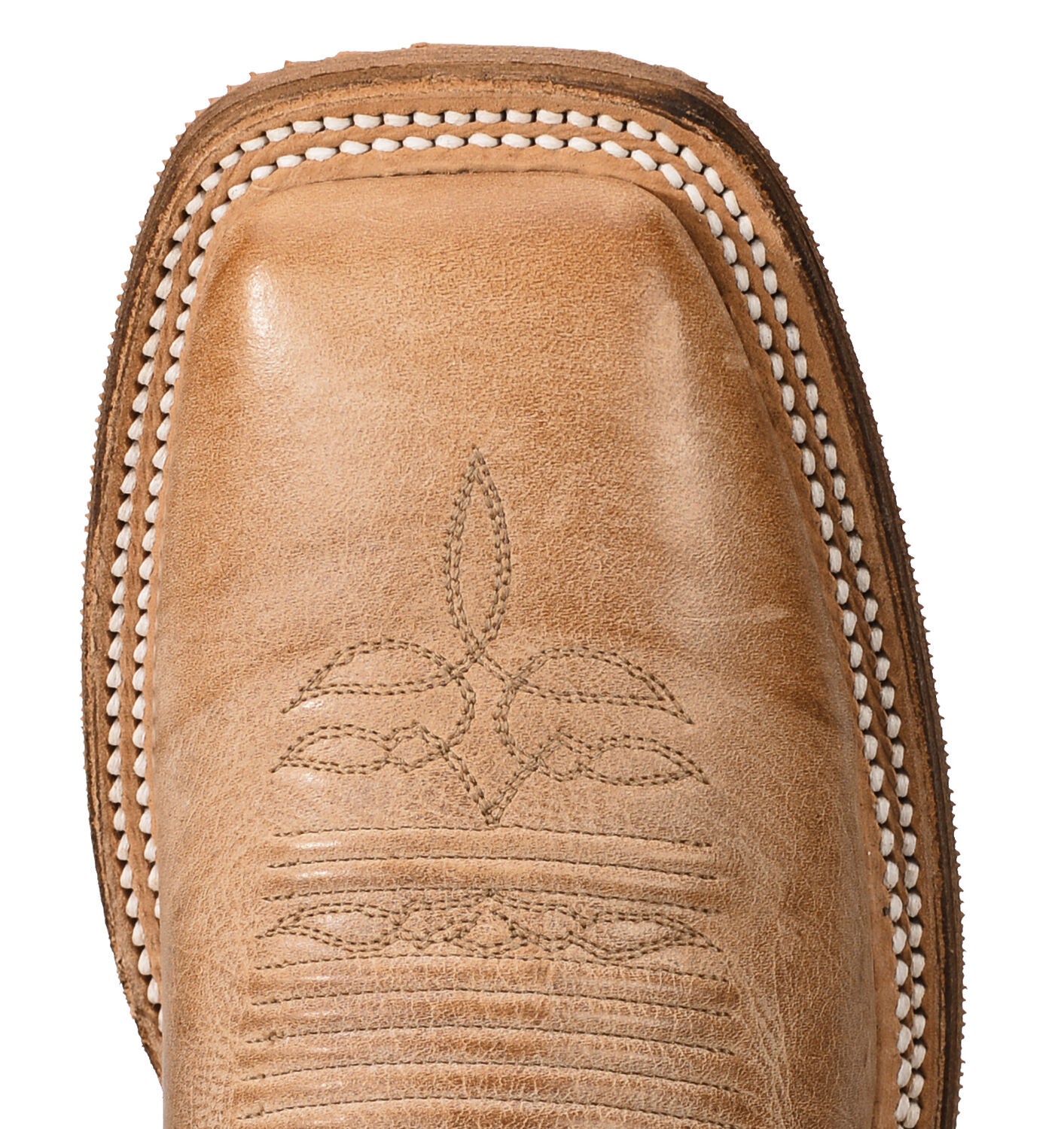 Image #6 - Justin Men's Caddo Bent Rail Western Boots - Square Toe, Beige, hi-res