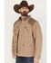 Image #2 - Wrangler Men's Quilted Flannel Lined Western Barn Coat, , hi-res