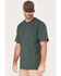 Image #2 - Hawx Men's Forge Solid Work Pocket T-Shirt - Big & Tall , Dark Green, hi-res