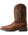 Image #2 - Ariat Men's Ridgeback Rambler Performance Western Boots - Broad Square Toe, Brown, hi-res