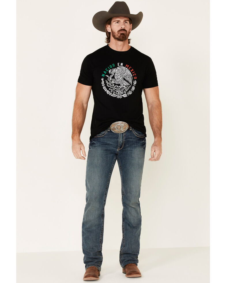 Cody James Men's Black Born In Mexico Graphic T-Shirt , Black, hi-res