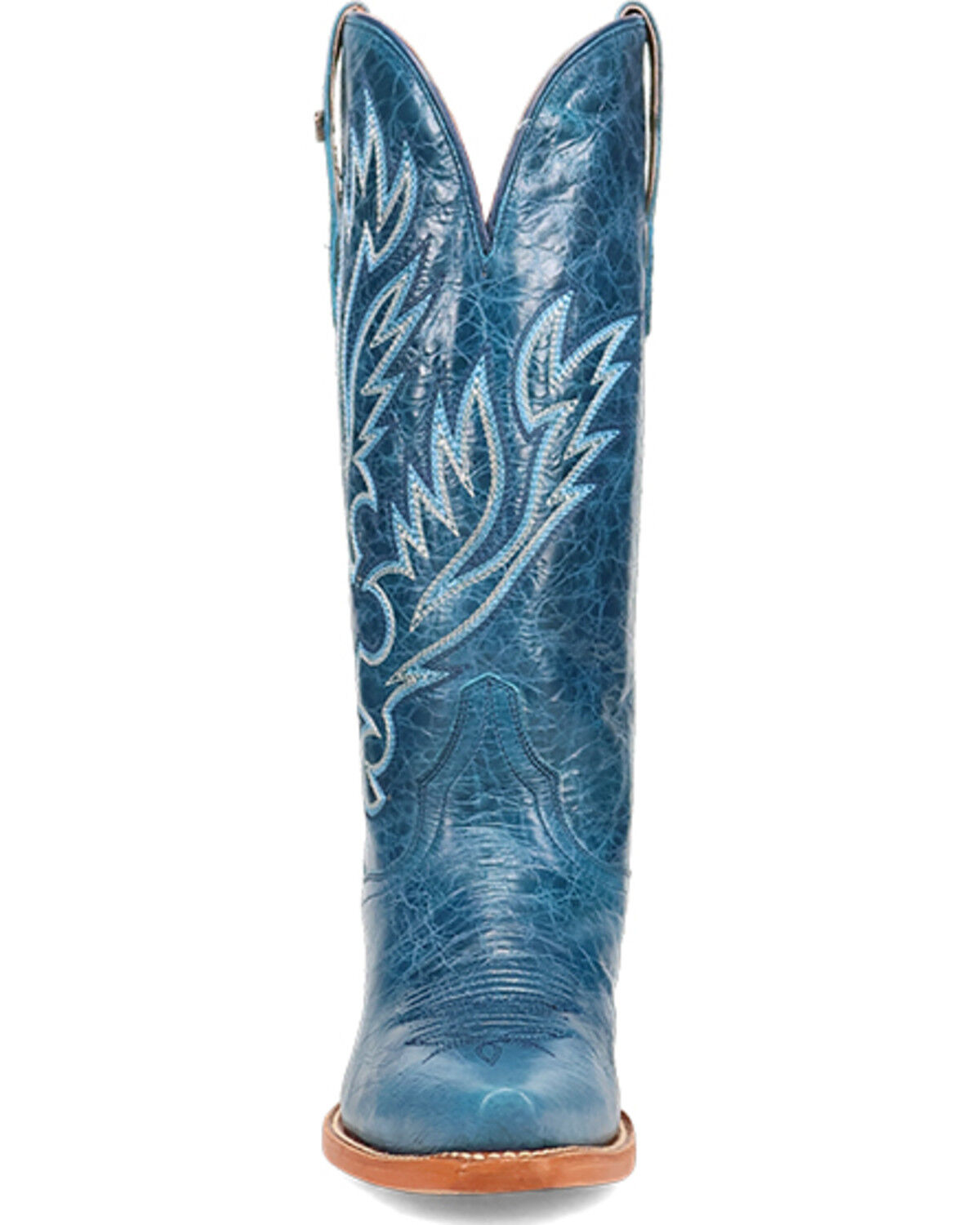 Image #3 - Dan Post Women's Starbright Western Boots - Snip Toe, Blue, hi-res