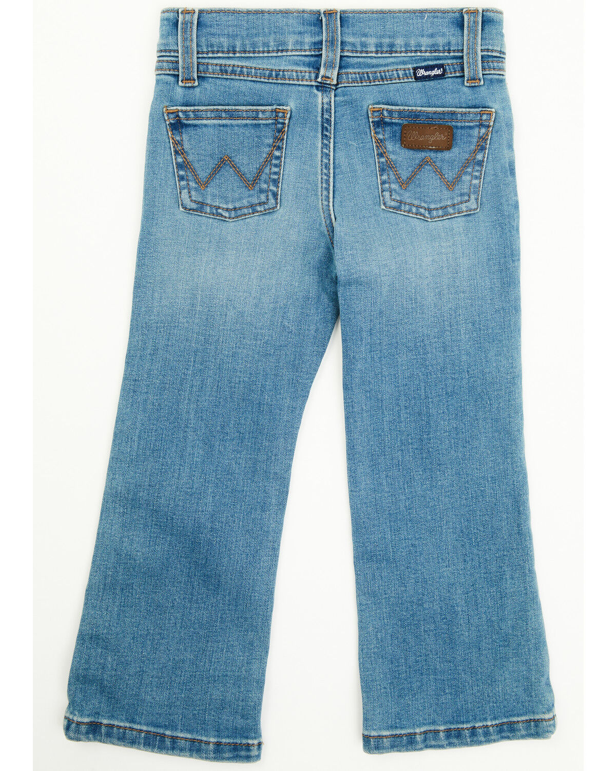 Image #3 - Wrangler Toddler Boys' Light Wash Straight Denim Jeans, Light Wash, hi-res