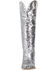 Image #4 - Dingo Women's Sequin Dance Hall Queen Tall Western Boots - Snip Toe, Silver, hi-res