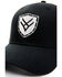 Image #2 - Hawx Men's Shield Logo Patch Mesh-Back Ball Cap , Black, hi-res