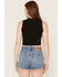 Image #4 - Affliction Women's Crystal Canyon Steer Sleeveless Tank Top, Black, hi-res