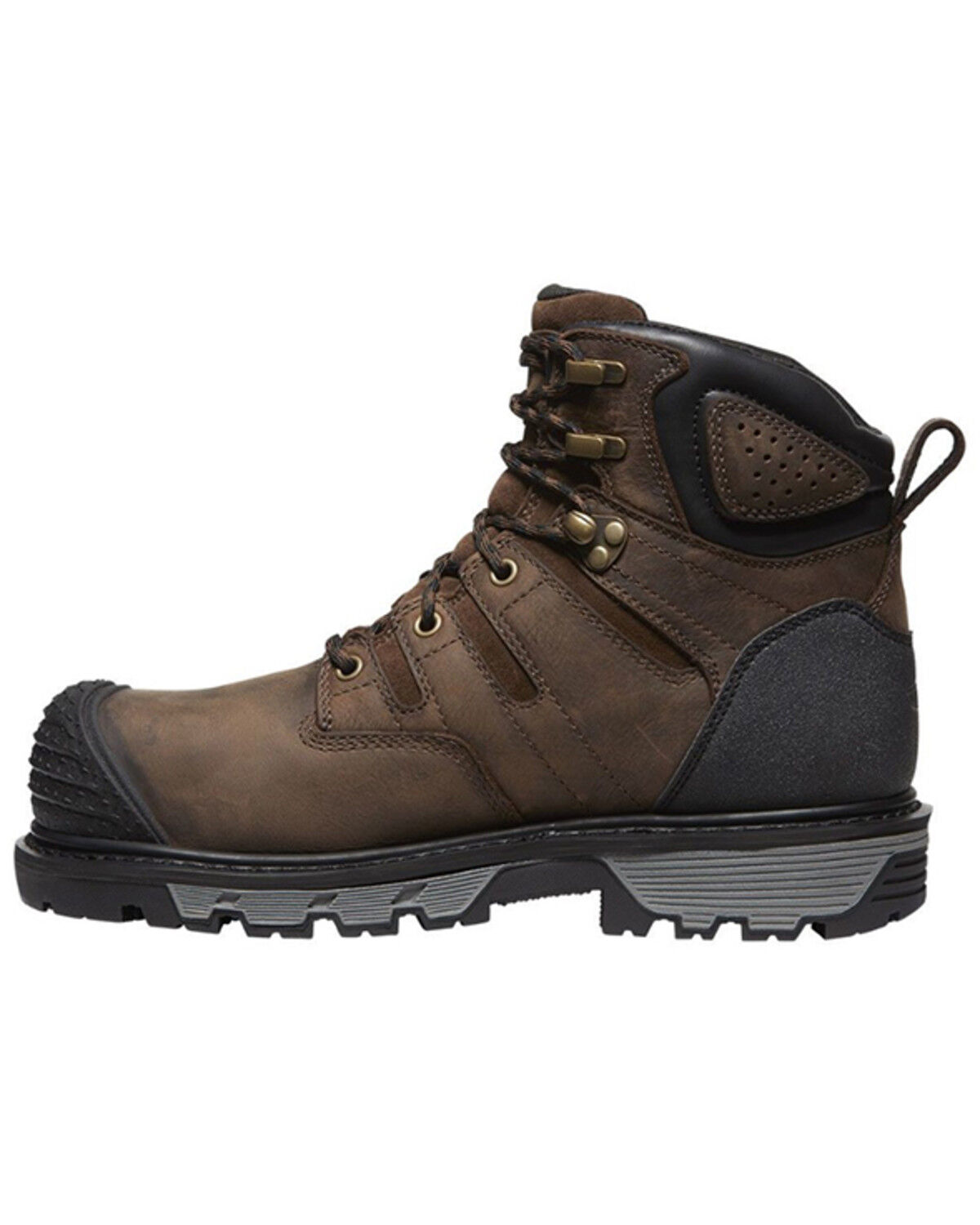 Image #3 - Keen Men's 6" Camden Waterproof Work Boots - Carbon Fiber Toe, Brown, hi-res