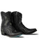Image #1 - Lane Women's Cossette Western Booties - Snip Toe, Jet Black, hi-res
