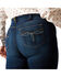 Image #2 - Ariat Women's Julianna Dark Wash Perfect Rise Trouser Stretch Denim Jeans - Plus, Dark Wash, hi-res