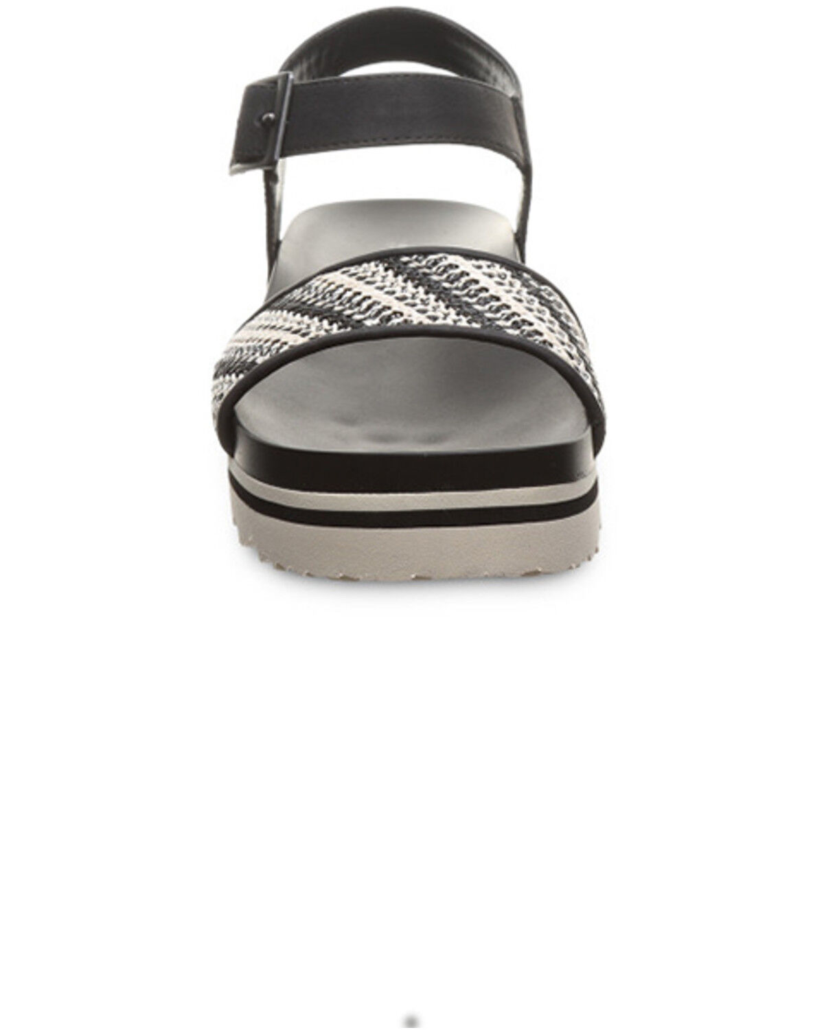 Image #4 - Bearpaw Women's Orion Platform Sandals, Black/white, hi-res