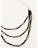 Shyanne Women's Midnight Sky Layered Bead Necklace, Silver, hi-res